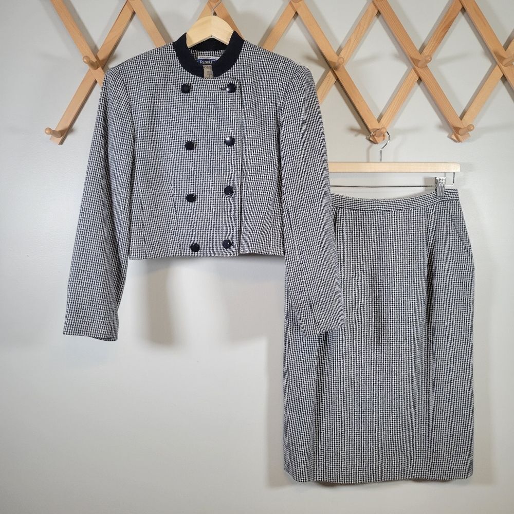 Vintage Pendleton Wool 2 Piece Suit Set